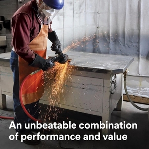 3M II 982C Disco <span class=keywords><strong>de</strong></span> fibra <span class=keywords><strong>de</strong></span> orificio cruzado <span class=keywords><strong>de</strong></span> cerámica <span class=keywords><strong>de</strong></span> 5 pulgadas y 125mm, 5 \ "X 7/8 \", óxido <span class=keywords><strong>de</strong></span> aluminio cerámico <span class=keywords><strong>PSG</strong></span> para amoladoras angulares, compatible con OEM - Product Image 4