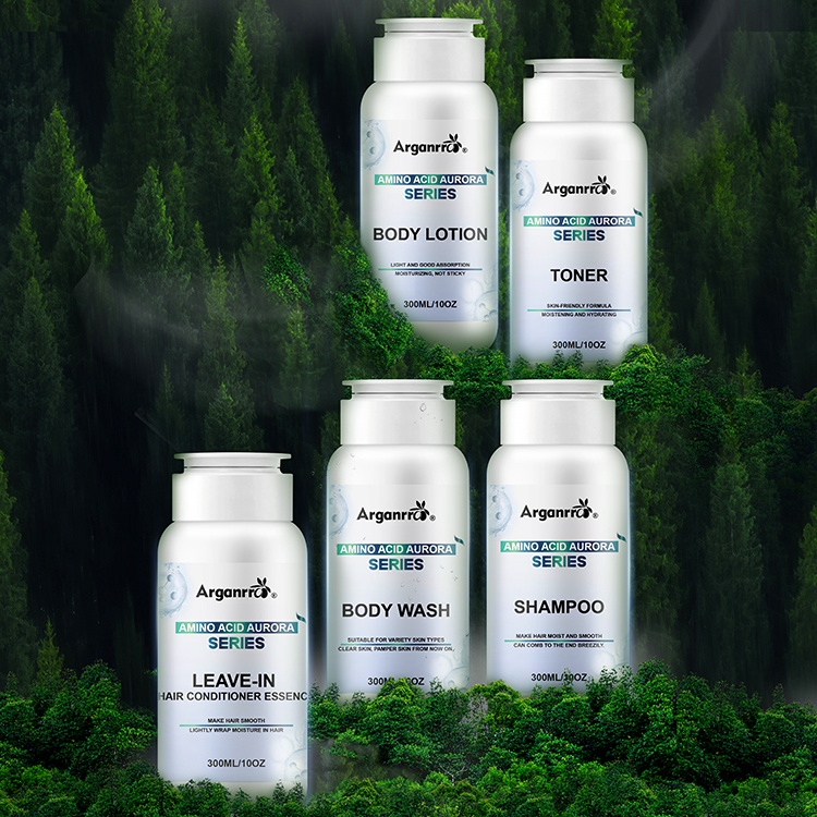 Сделать свой собственный набор лосьона с тонером для мытья тела серии Аврора аминокислоты