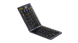 Ultra-Mỏng Không Dây Hai-Gấp Bàn Phím Nhỏ Bt Bàn Phím Không Dây Có Thể Gập Lại Cho Máy Tính Bảng PC - Product Image 3