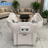 Kisen pas cher en gros Portable lavage des cheveux japonais tête Spa évier shampooing bassin bol coiffure lavage pour salon de coiffure
