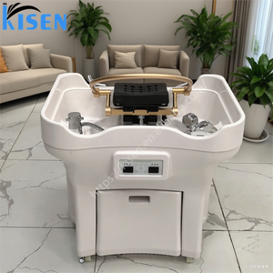 Kisen pas cher en gros Portable lavage des cheveux japonais tête Spa évier shampooing bassin bol coiffure lavage pour salon de coiffure - Product Image 2