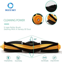 Brosse principale de remplacement et filtre pour robot aspirateur ECOVACS Deebot OZMO T8 AIVI T8MAX N8 Pro N8 Pro + T9 T9+ N10 Plus