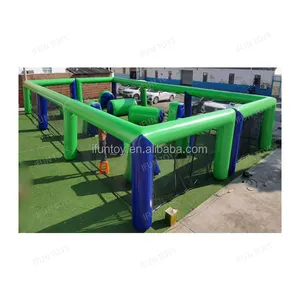 Equipo de campo de Paintball al aire libre, juego de Arena de Paintball inflable para combate de globos de gelatina