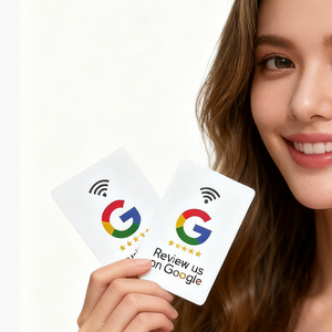 Personalizar PVC Personalizado <span class=keywords><strong>WhatsApp</strong></span> NFC Código QR Tarjeta de visita Redes sociales Compatible Impermeable Mini Tag 13,56 MHz TARJETA NFC - Product Image 1