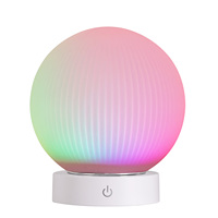 Proyector de Luz RGB de Colores, Recargable, 3D, con Forma Redonda, Lámpara Nocturna Infantil para Halloween, Sala de Estar