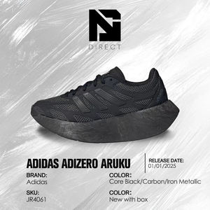 Adidas Aruku J 'black Carbon' Chaussures de course respirantes pour hommes, baskets de luxe de créateur - Product Image 6