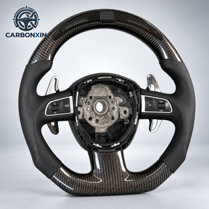 Volant de voiture en fibre de carbone OEM pour Audi A3 A4 A5 A6 B7 B8 B9 C7 A7 Q3 C8 Q5L R8 S3 S4 S5 S8 SQ TT RS s Line 8P - Product Image 2