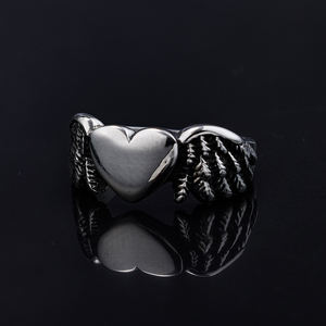 Mode <span class=keywords><strong>Acier</strong></span> <span class=keywords><strong>Inoxydable</strong></span> Gothique Bijoux Vintage Punk Papillon Champignon Coeur Forme Crâne Unique Gothique Anneau Femmes Mix <span class=keywords><strong>Lot</strong></span> - Product Image 3