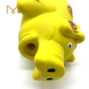 Eco-Vriendelijke Natuurlijke Rubber Latex Hond Knijpen Piepende Knorren Varkenshond Speelgoed - Product Image 3