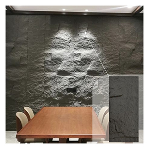 Pannello murale in finta <span class=keywords><strong>pietra</strong></span> artificiale di lusso moderno impiallacciatura leggera di roccia poliuretanica tagliata su misura <span class=keywords><strong>per</strong></span> uso decorativo esterno - Product Image 2
