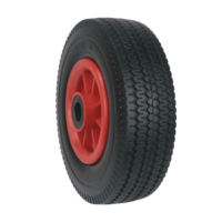 Roue pneumatique gonflable pour chariot de manutention, roue à roulement pneumatique en caoutchouc à gorge profonde pour la manutention en entrepôt