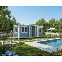 Kit de maison modulaire extensible de 20 pieds bon marché maison moderne pour vivre maison conteneur de luxe préfabriquée personnalisée