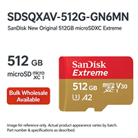 Untuk SDSQXAV-512G-GN6MN Kartu SD TF Baru Original 512GB SDXC UHS-I U3 V30 A2 190/130MB/s Grosir Massal