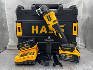 Alat tukang kayu Lithium isi ulang, Set alat kombinasi kunci pas tanpa kabel Gerinda sudut elektrik tanpa sikat kuning - Product Image 2