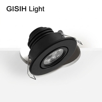 GISIH Projecteur d'armoire LED haute luminosité 5W éclairage de comptoir en aluminium pour vitrine bijoux Affichage d'éclairage