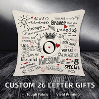 Housse de coussin carrée moderne personnalisée motif dessin animé 100% polyester, coussin décoratif pour la maison, faible MOQ, impression par sublimation, cadeau pour amis