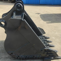 Bucket Batu Excavator Tebal Berpelindung dengan Side Cutter untuk Excavator 20-25 Ton