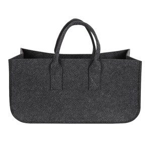 Sacs fourre-tout en feutre de polyester et de laine de couleur unie 4-muduo personnalisés en gros pour femmes - Product Image 1