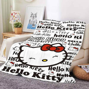 Wholesale Customized Cute Cartoon Kawaii Cat Printing Plush <b>Blanket</b> Custom Fleece Flannel <b>Throw</b> <b>Blankets</b> - Product Image 4