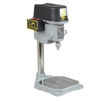 Mini perceuse à colonne de table 340W, machine à percer le bois avec mandrin de 4 mm, contrôle de vitesse variable, base en fonte, vitesse maximale de 12000 tr/min