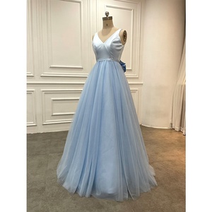 <span class=keywords><strong>Abiti</strong></span> <span class=keywords><strong>da</strong></span> <span class=keywords><strong>Damigella</strong></span> in Raso all'Ingrosso, Vestiti <span class=keywords><strong>da</strong></span> Principessa Blu con Grande Fiocco <span class=keywords><strong>per</strong></span> Bambine - Product Image 2