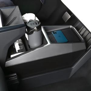 Organizador de Consola Central para Cybertruck, Caja de Almacenamiento Multifuncional de Doble Capa - Product Image 4