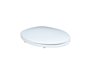 Abattant de toilettes blanc contemporain avec mécanisme anti-choc et kit de fixation universel pour des améliorations domestiques faciles - Product Image 4