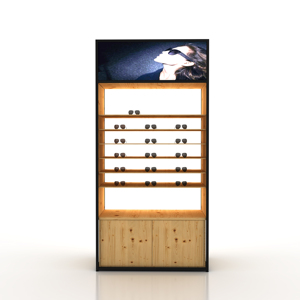 Tùy Chỉnh Thương Hiệu Logo Giá Khung Thiết Kế Gỗ Kính Kính Trưng Bày Tủ Trưng Bày Cho Sunglass Cửa Hàng - Product Image 4