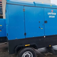 Compresseur d'air à vis Liutech LUY300 295KW portable à moteur diesel, neuf, certifié CE, pour la construction, l'exploitation minière, le textile et l'industrie du verre