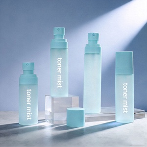 Customized 50ml 60ml 80ml 120ml 150ml Cosmetic Container Pet Round Fine Mist Plastic <b>Pump</b> Toner Lotion Spray <b>Bottle</b> 100ML - Product Image 2