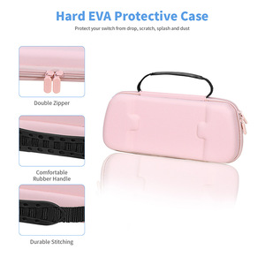 Borsa da viaggio impermeabile antiurto in pelle sintetica sottile custodia rigida EVA per il trasporto di ASUS Rog Ally X 2024 da gioco palmare con slot per carte - Product Image 6