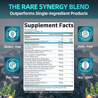 OEM Complexe 12-en-1 de Shilajit avec Gouttes de Mousse de Mer, Complément Liquide de Shilajit et Mousse de Mer avec Ashwagandha, Maca et Crinière de Lion