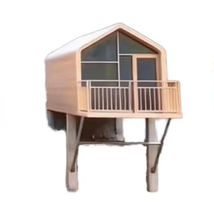 <span class=keywords><strong>Maison</strong></span> modulaire en structure acier préfabriquée avec un design moderne en forme de triangle, construction durable, garantie de 3 ans - Product Image 1