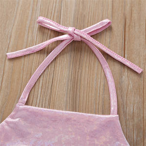 Mercado Mayorista de Ropa de Moda Infantil, Trajes de Baño de Dos Piezas con Tirantes para Niñas - Product Image 5