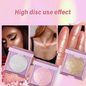 พาเลทไฮไลท์เตอร์วีแกน 8 สี แต่งหน้าขายส่ง เนื้อเนียนละเอียด ติดทนนาน ให้ผิวเปล่งประกายเพชร สวยเป็นธรรมชาติ - Product Image 3