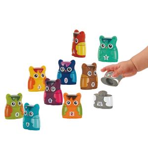 20 pièces Montessori hibou jeu d'appariement numérique début éducatif reconnaissance de numéro de couleur jouet assorti pour les tout-petits jouer et apprendre - Product Image 1