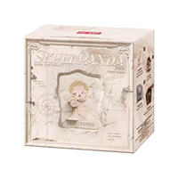 Nouvelle série POPMART Bubble Mart SKULLPANDA Time Architecture : Boîte mystère magnétique pour réfrigérateur – Cadeaux tendance