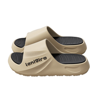 Sandales minimalistes en EVA sans odeur, à enfiler, plateforme épaisse, antidérapantes, imperméables, légères, décontractées, pour la plage, pour l'été, pour hommes