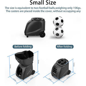 ماكينة قاذف كرة تنس Pusun C قاذفة كرة مع تطبيق/جهاز تحكم عن بعد - Product Image 2
