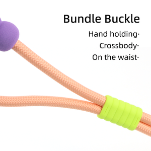 बहु-रंग मोटी आउटडोर पालतू कुत्ते की रस्सी पट्टा पालतू कुत्ते का पट्टा नरम हैंडल के साथ बड़ा पर्वतारोहण रनिंग पॉलिएस्टर - Product Image 4