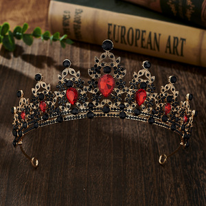 Couronne de <span class=keywords><strong>Mariage</strong></span> Scintillante en Alliage Coloré, Accessoire de Robe de Mariée de Luxe en Cristal, <span class=keywords><strong>Diadème</strong></span> en Strass Exquis - Product Image 3