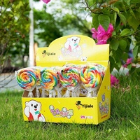 Bonbons Sucettes Multicolores Fruitées et Sucrées pour la Journée des Enfants, 50g, Snack Tendance des Célébrités d'Internet