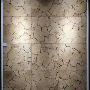 Especial roble tratado de madera grano final de hexágono diseño final grano de pared de madera del Panel de la decoración - Product Image 6