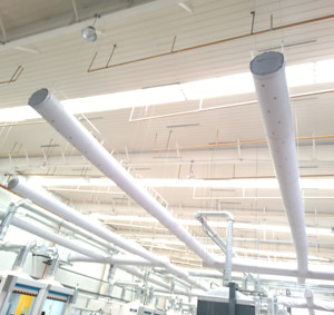 Conducto de aire textil de Uso largo para dispersión de aire de planta automotriz - Product Image 2