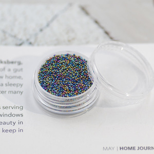 Micro-perles en <span class=keywords><strong>verre</strong></span> transparent colorées pour nail art, écologiques, 0,6-0,8 mm, 4g/pot, pour décoration, bricolage et artisanat féminin - Product Image 6