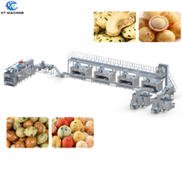Machine de revêtement, torréfaction et assaisonnement des cacahuètes 500-1000 kg/h, Ligne de production de revêtement et de cuisson des noix