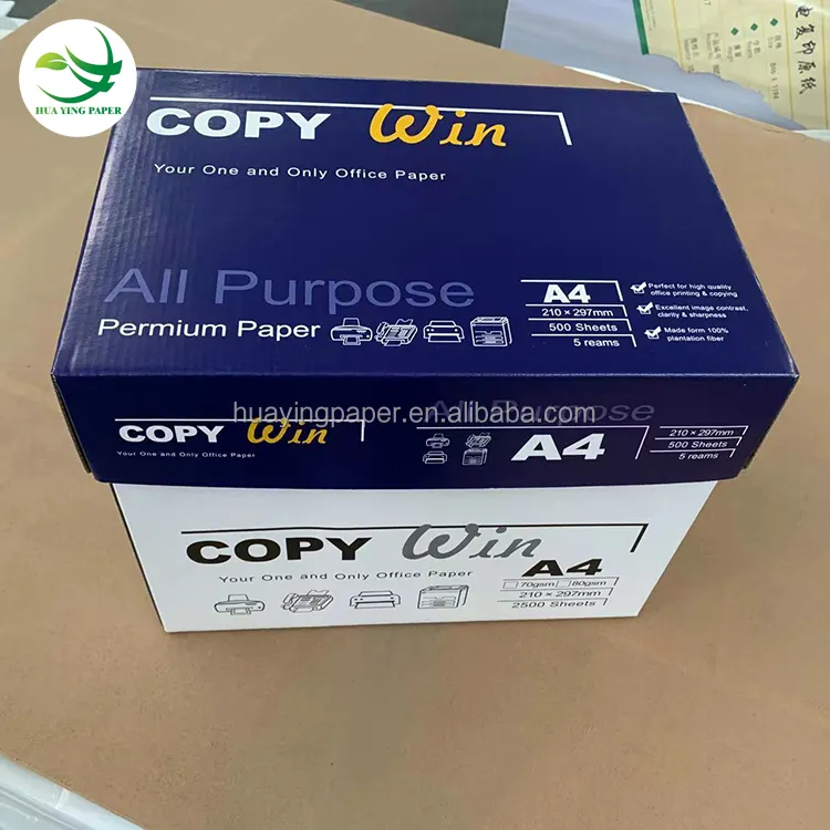 Wholesale Guinea 75G American standard original white copy paper high-speed printing more smoothly 500 pages a pack office