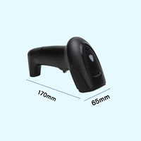 Lecteur de codes-barres 2D CMOS filaire à prix d'usine, scanner portable USB pour codes QR, idéal pour supermarchés et restaurants