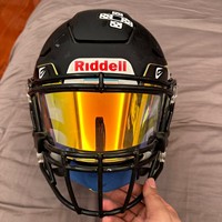Visière de football teintée, compatible avec les casques de football pour jeunes et adultes