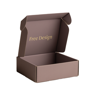 Eco Recyclable Foldable Corrugated Mailer Boxes Free Graphic Design Bulk Supply Custom Print Dimension Thickness Biodegradable - Product Image 1